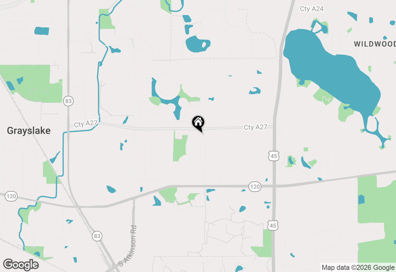 Map of 1240 Sandpiper Court, Grayslake, IL 60030
