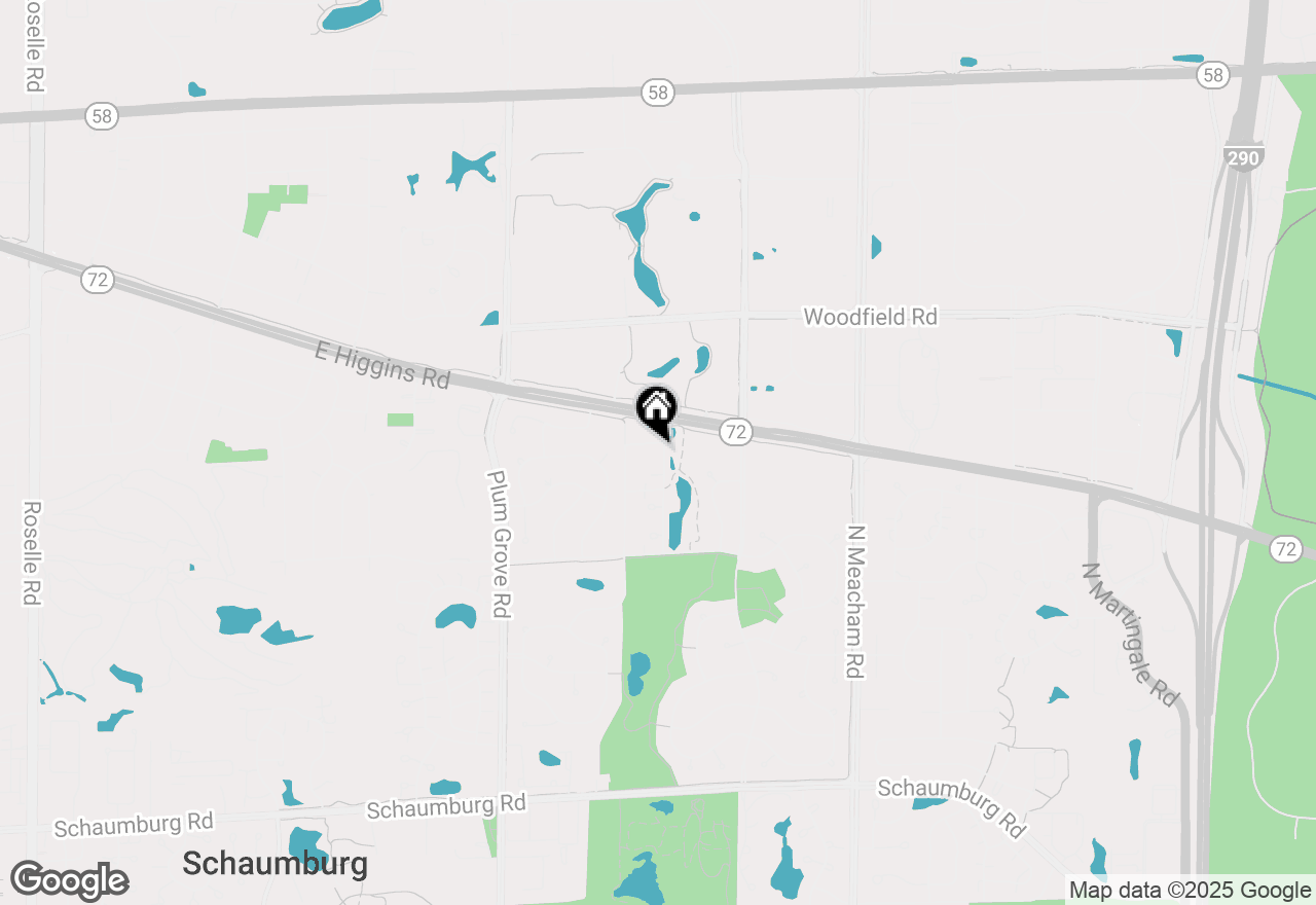 Map of 542 Del Lago Drive #542, Schaumburg, IL 60173