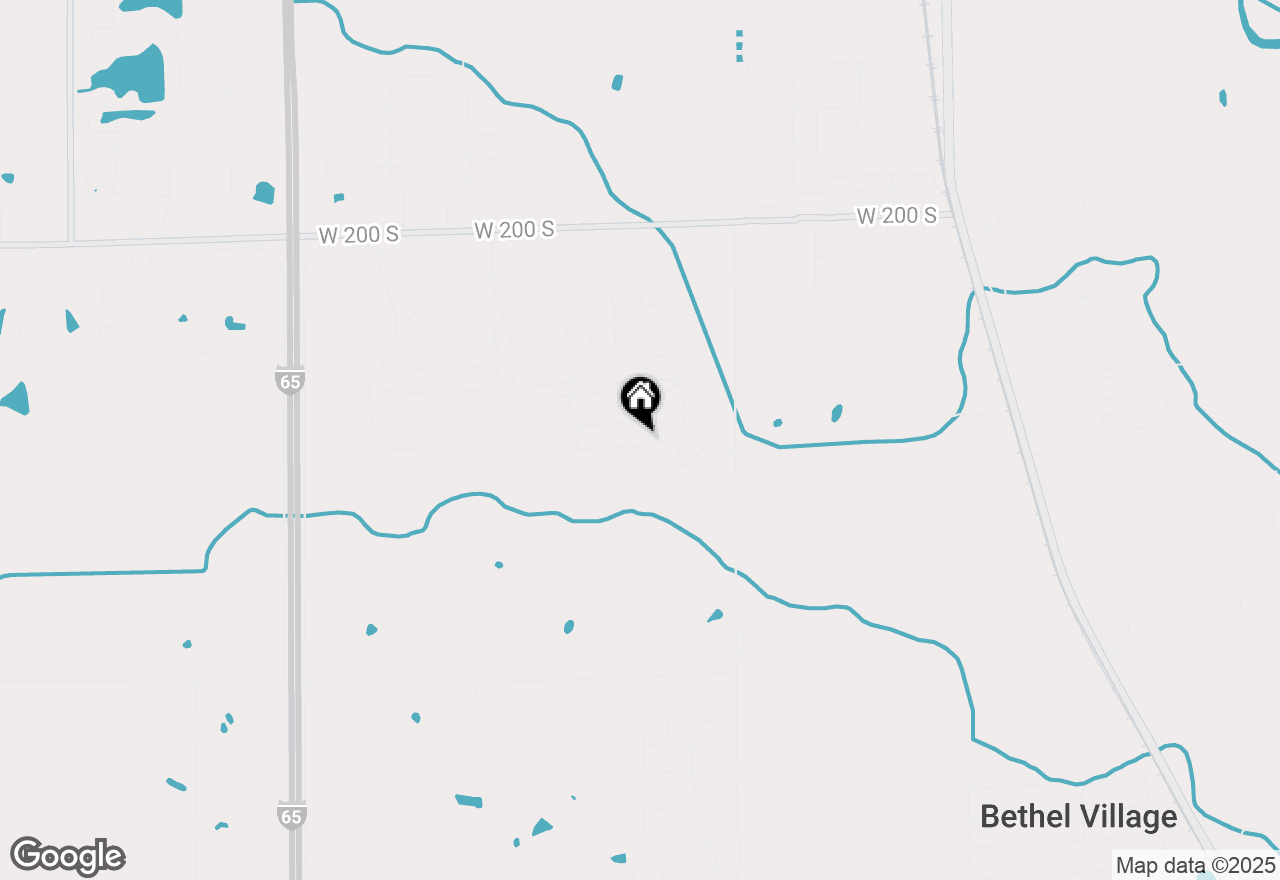 Map of 2016 Creek Bank Drive, Columbus, IN 47201