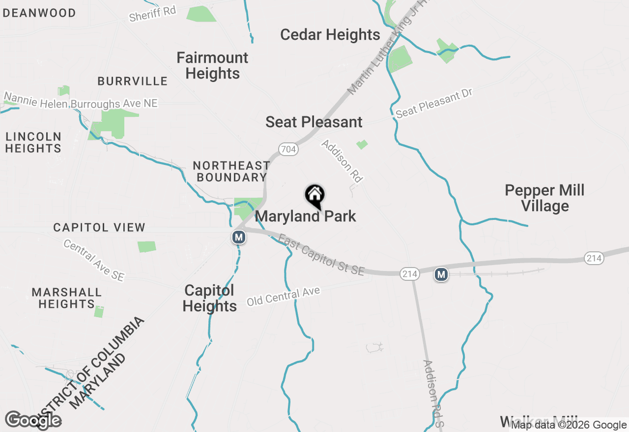 Map of 5807 Dade Street, Capitol Heights, MD 20743