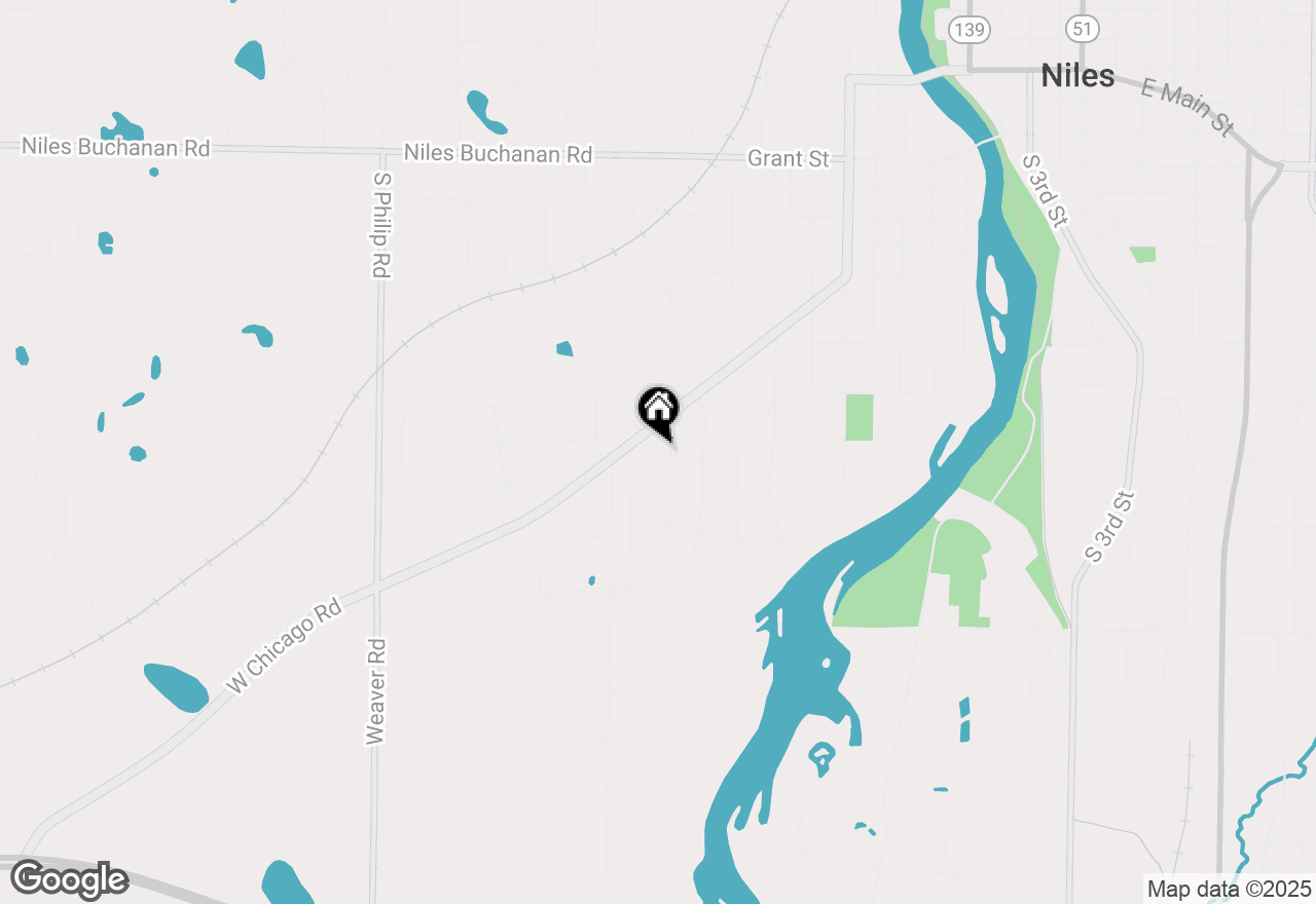 Map of 807 Tomahawk Lane, Niles, MI 49120