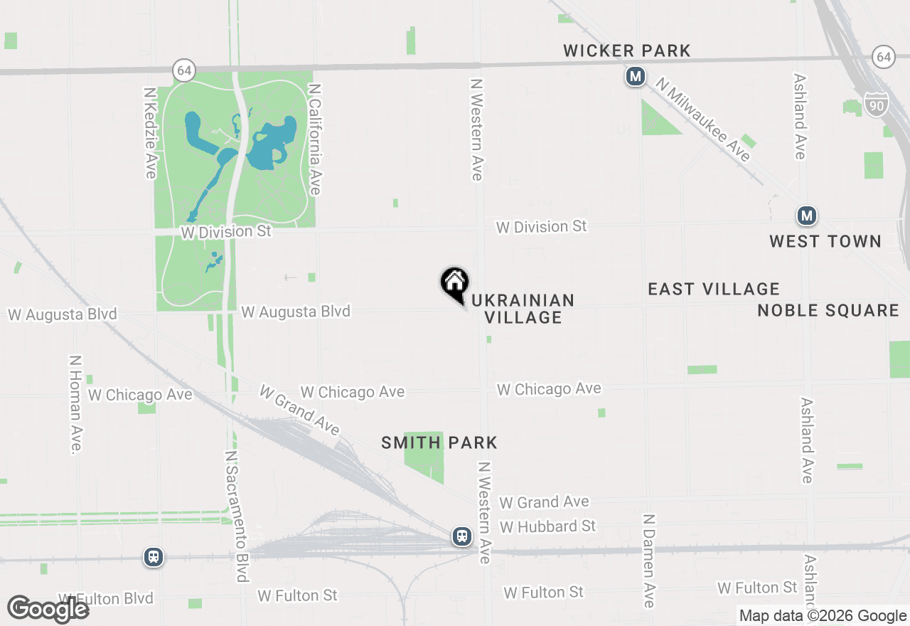 Map of 2441 W Augusta Boulevard, Chicago, IL 60622