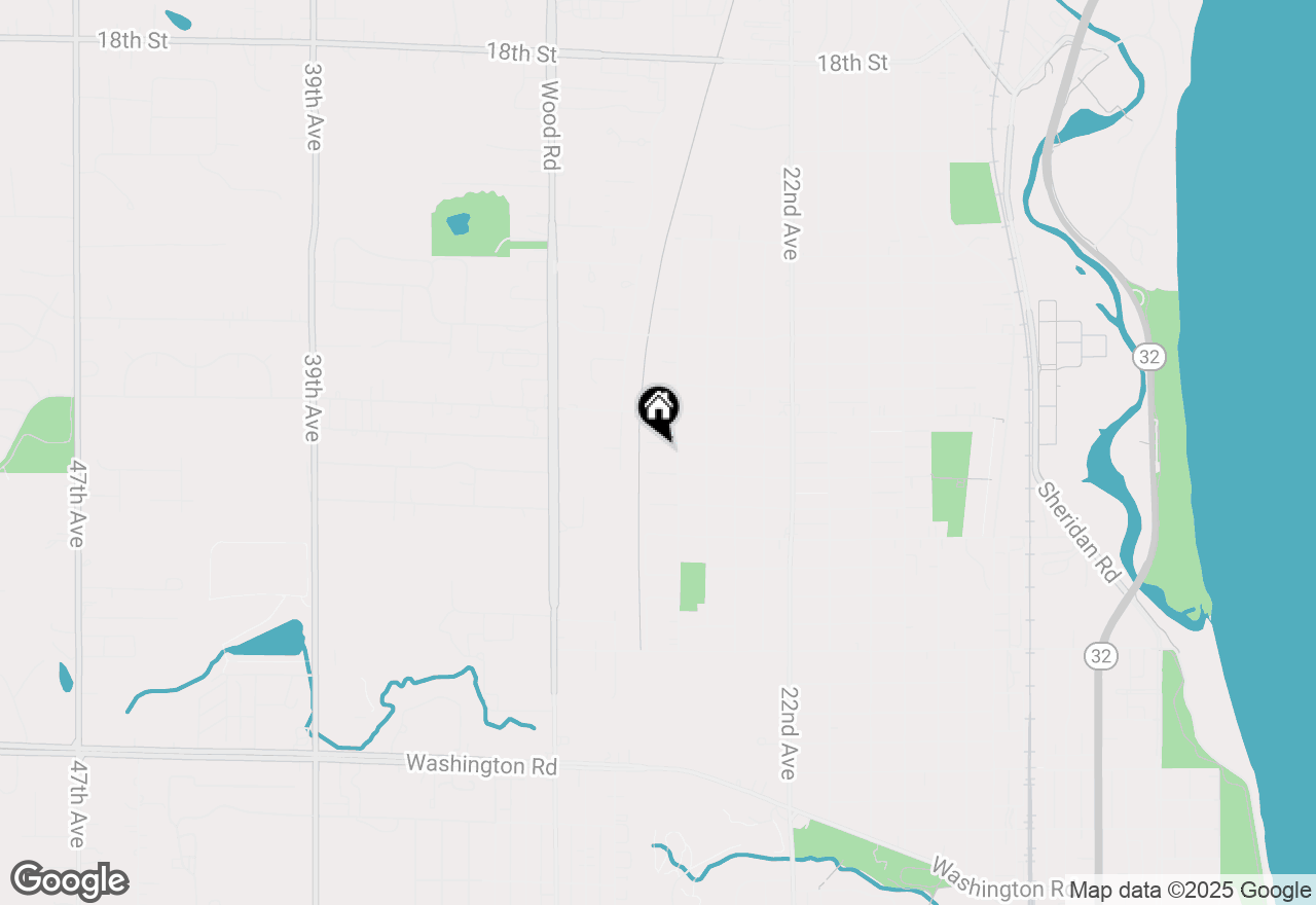 Map of 2617 28th St, Kenosha, WI 53140