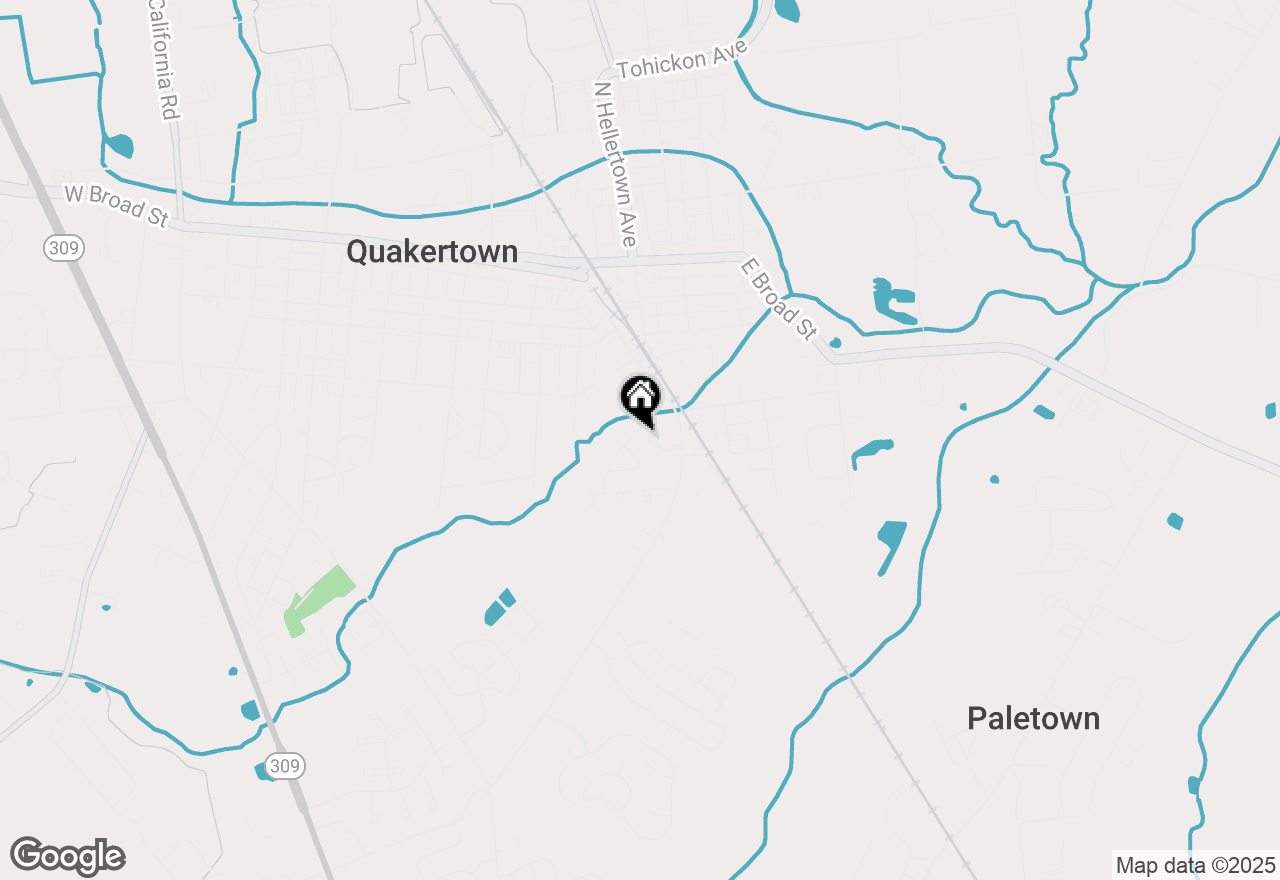 Map of 21 Beaver Run Drive, Quakertown, PA 18951