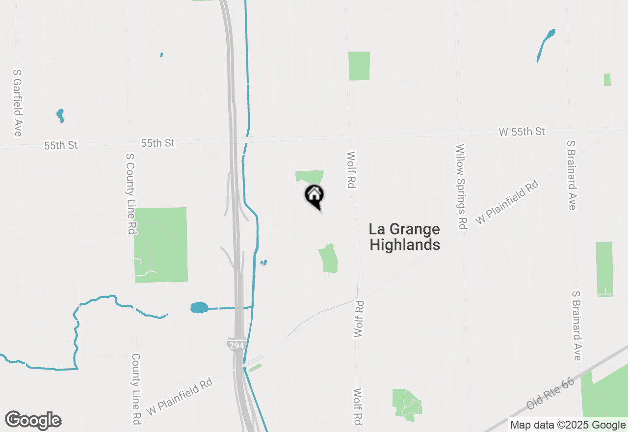 Map of 5724 Lawn Drive, Western Springs, IL 60558