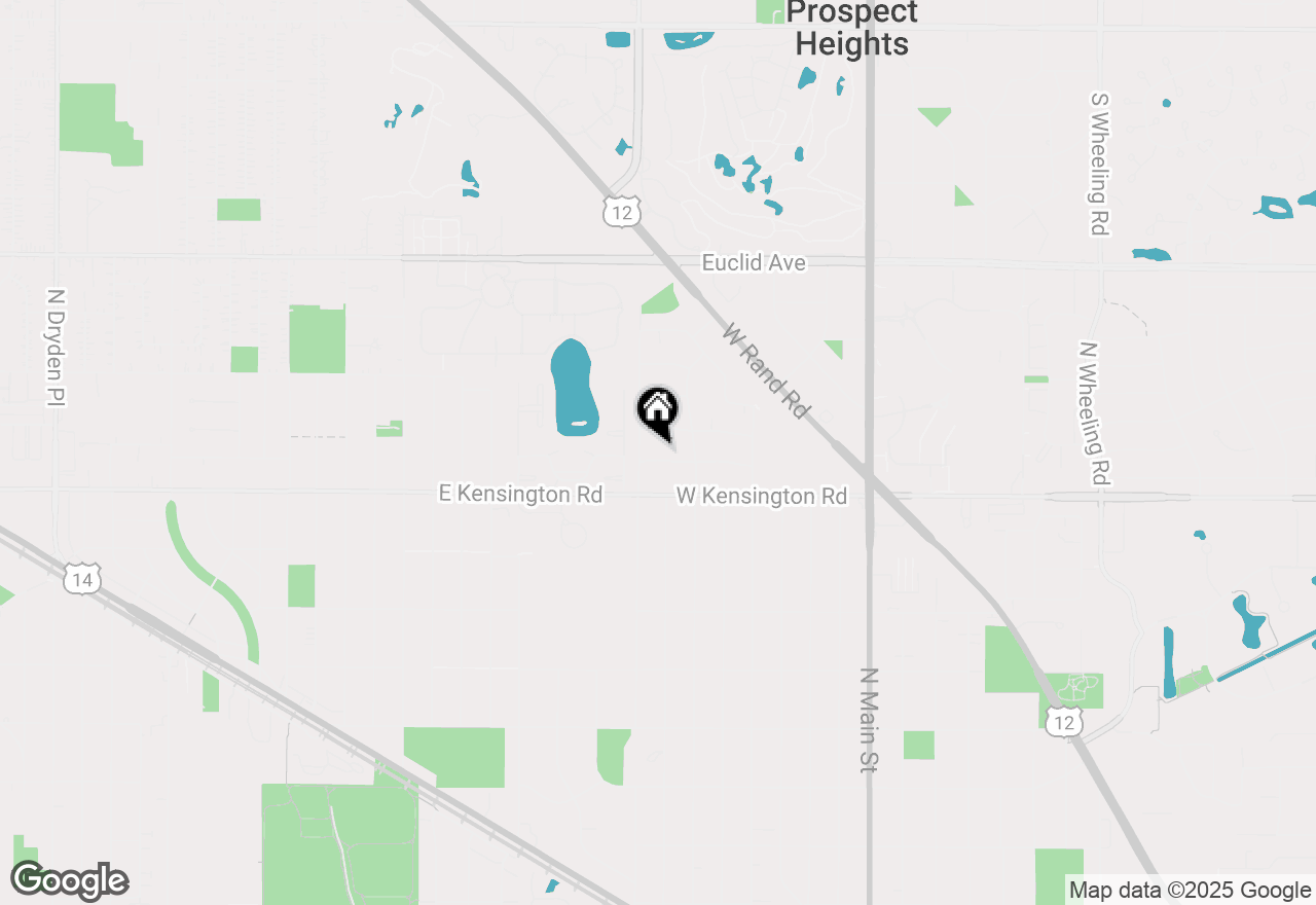 Map of 620 W Oriole Lane, Mount Prospect, IL 60056