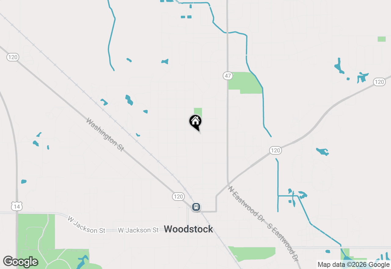 Map of 922 Tappan Street, Woodstock, IL 60098