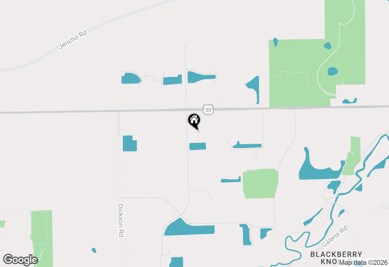 Map of 2263 Gallant Fox Circle, Montgomery, IL 60538