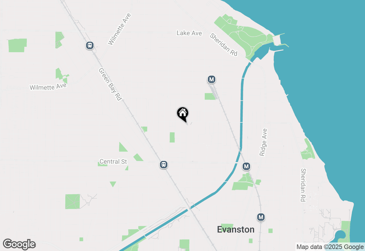 Map of 2755 Eastwood Avenue #2, Evanston, IL 60201