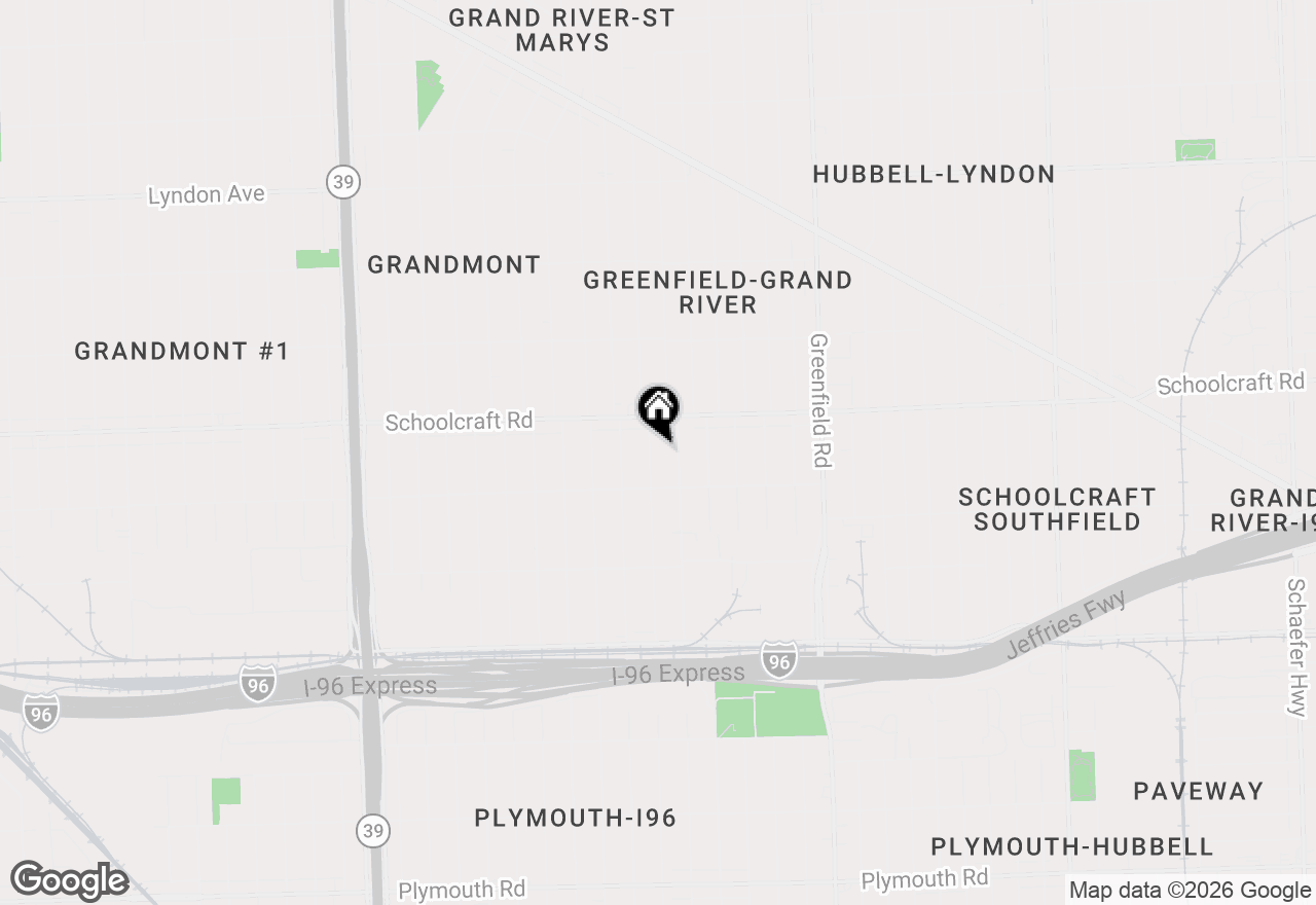 Map of 13572 Saint Marys Street, Detroit, MI 48227