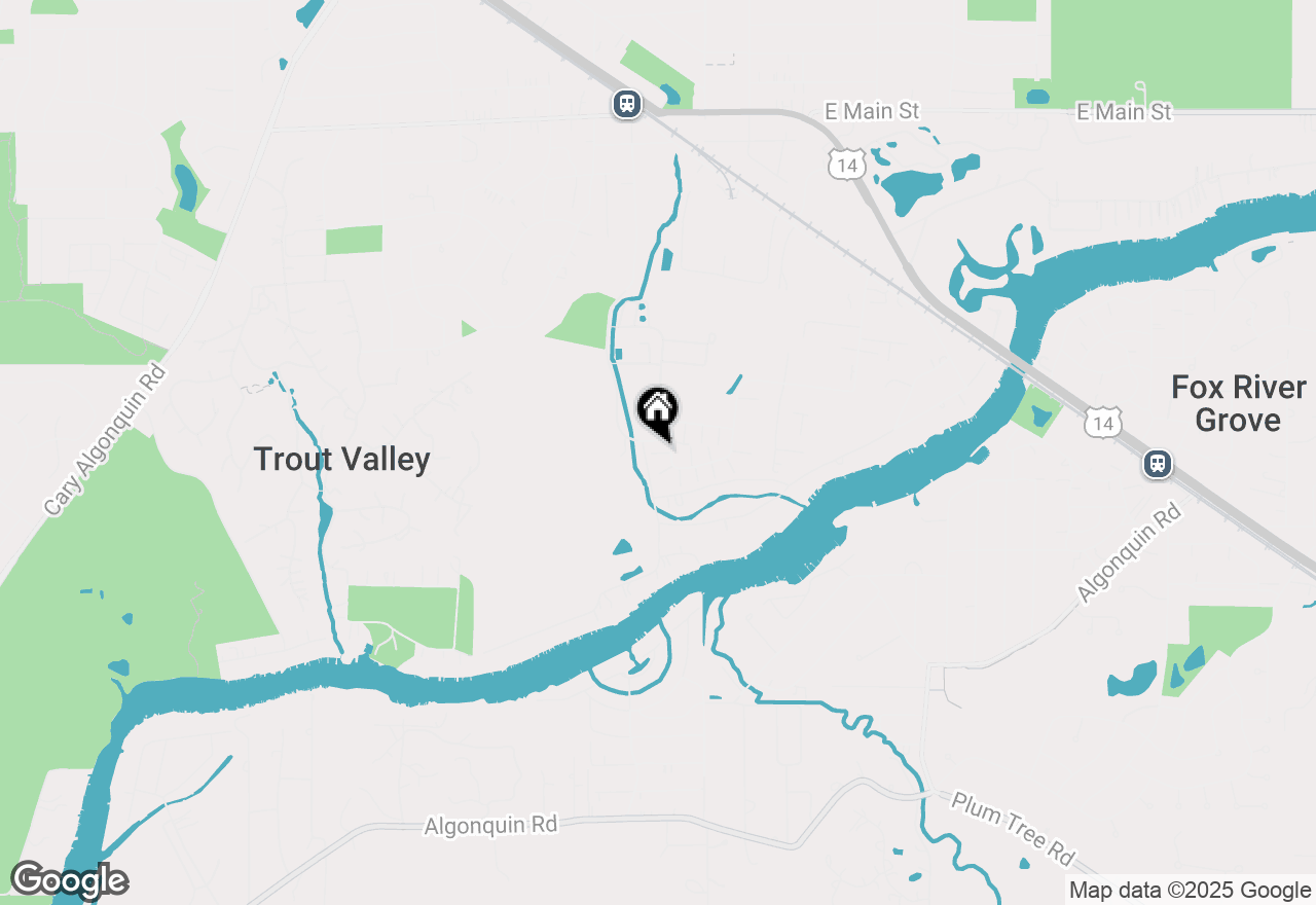 Map of 643 Cary Woods Circle #643, Cary, IL 60013