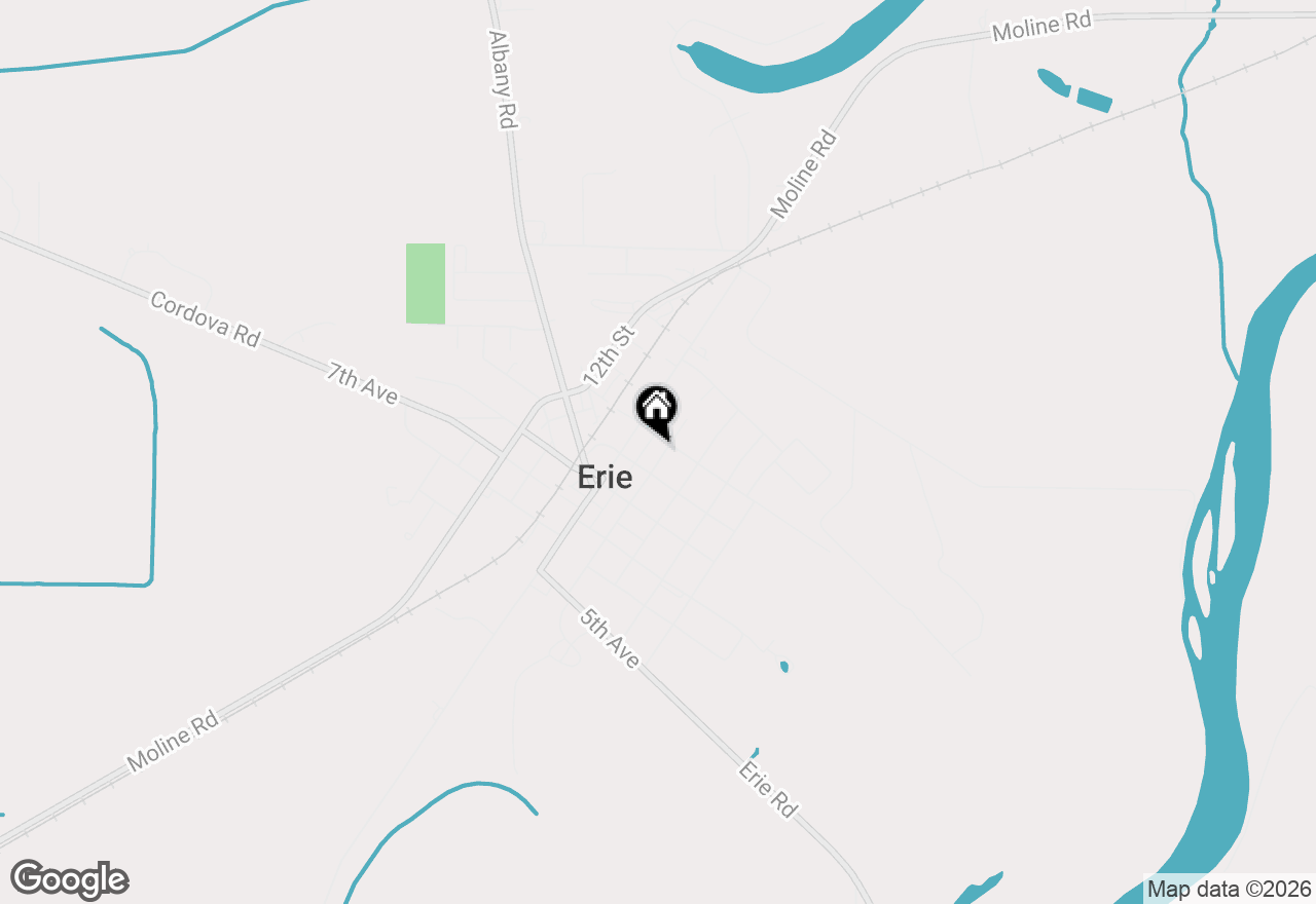 Map of 925 8th Street, Erie, IL 61250