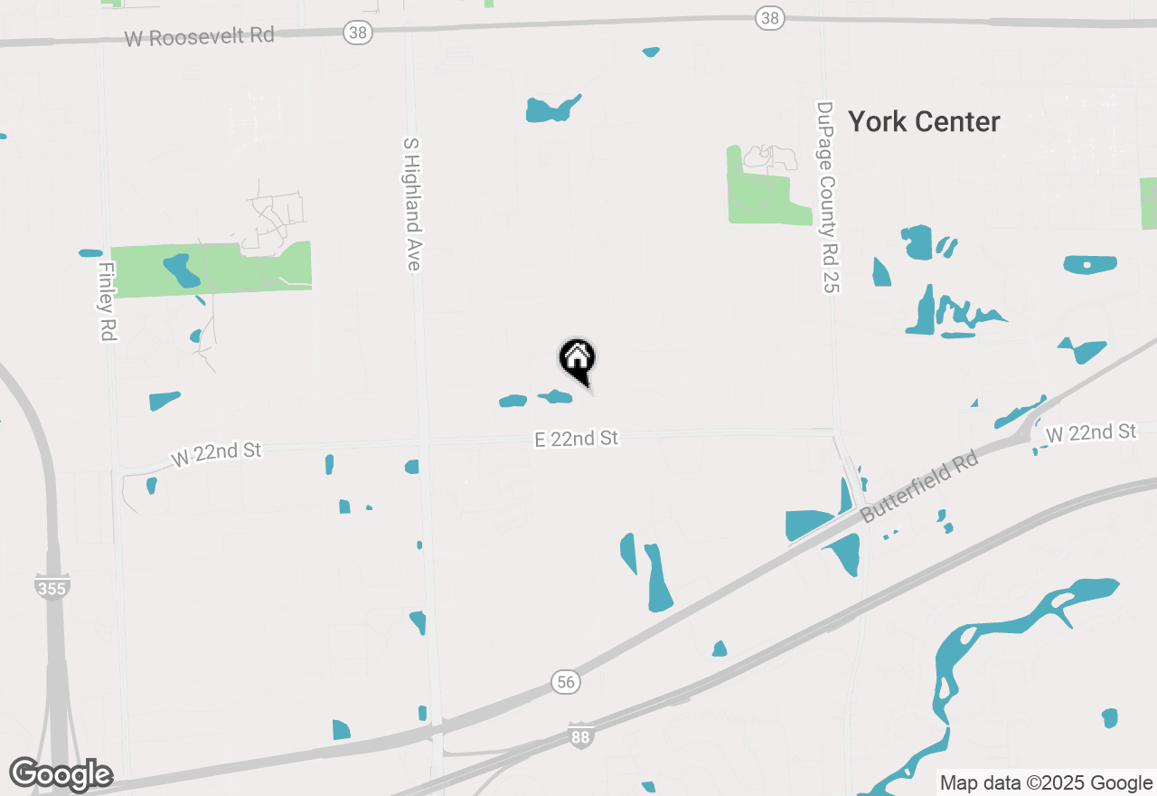 Map of 2000 Saint Regis Drive #6B, Lombard, IL 60148
