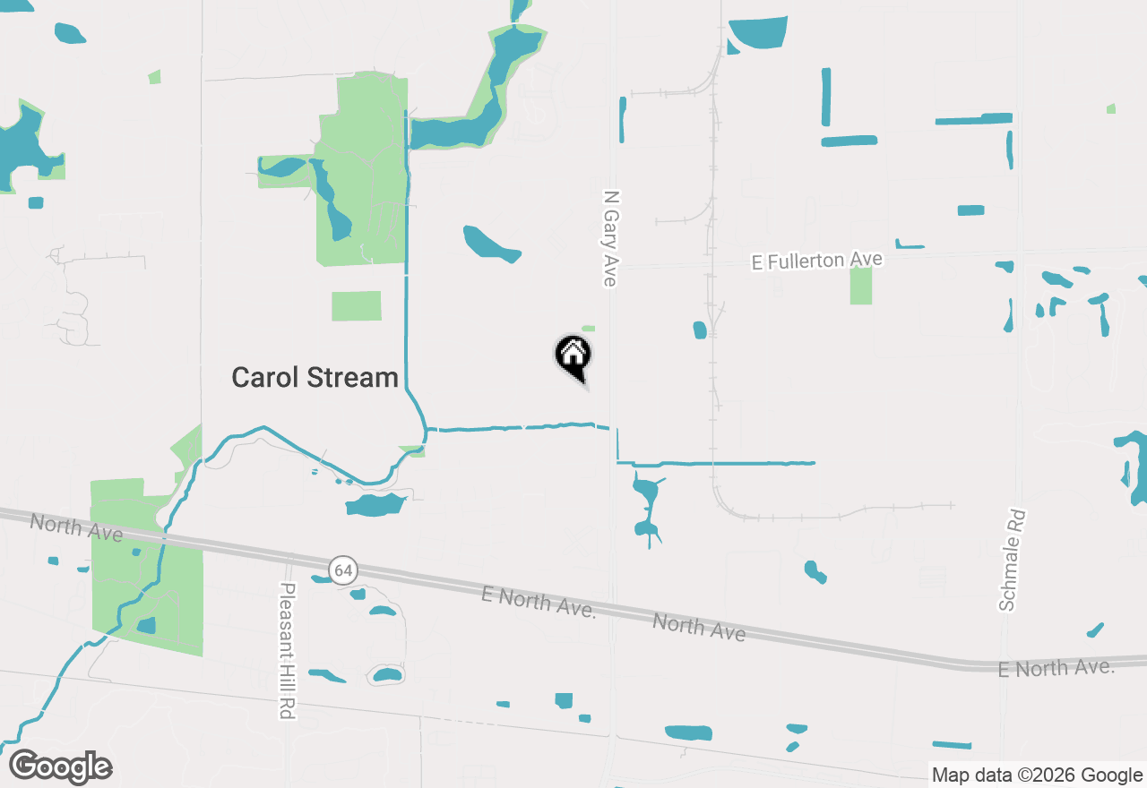 Map of 146 Mohawk Drive, Carol Stream, IL 60188