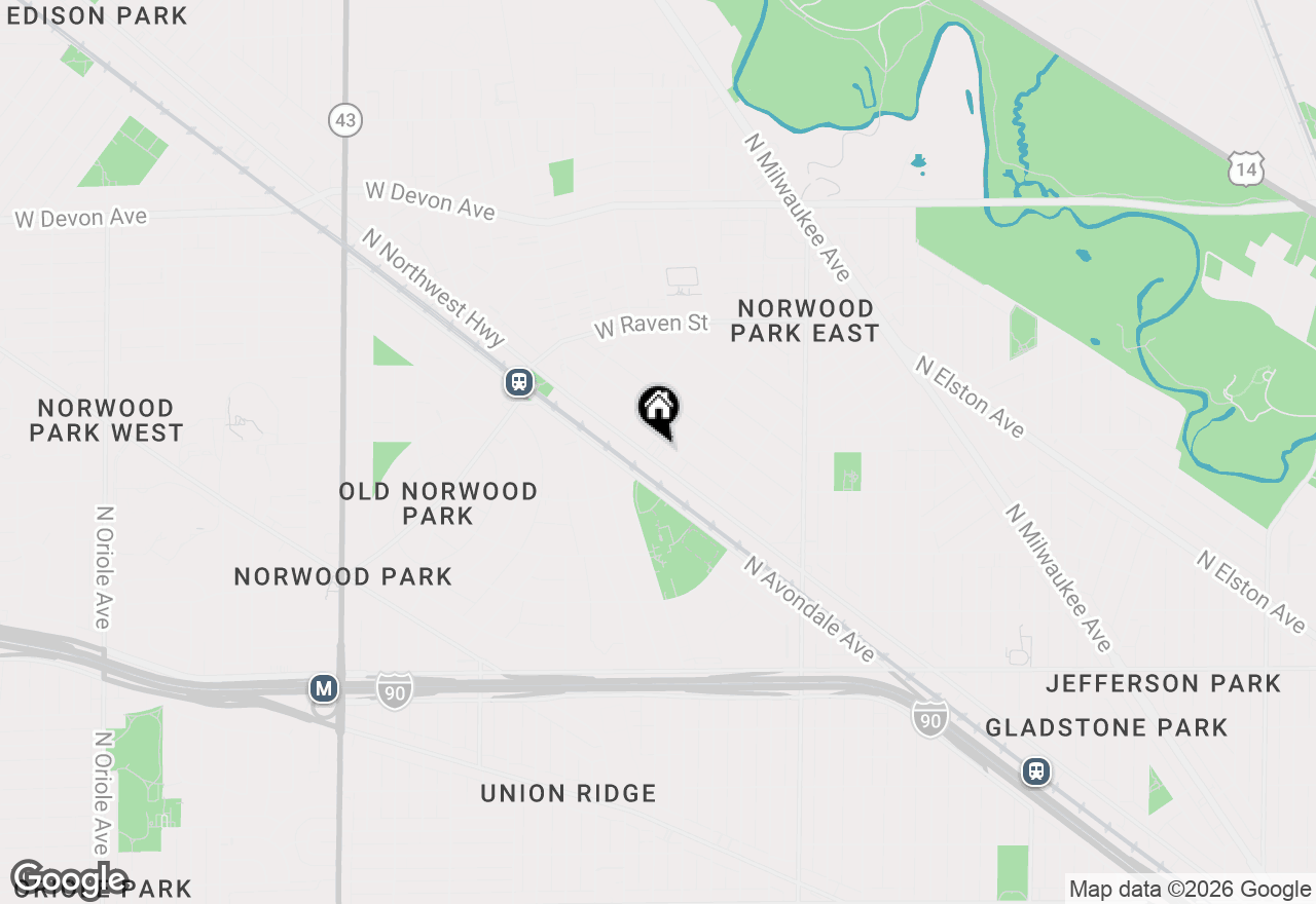 Map of 5965 N Northwest Highway #101, Chicago, IL 60631