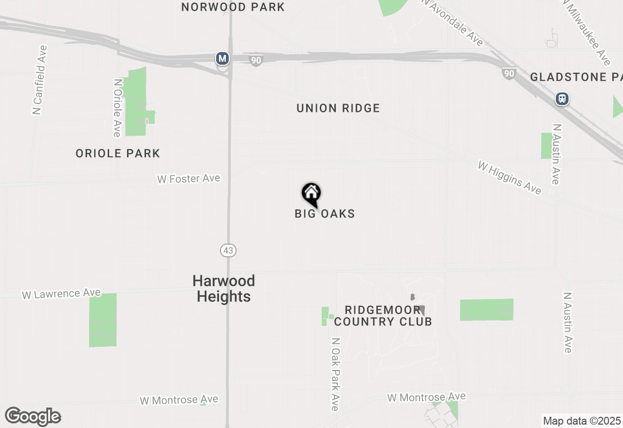 Map of 5001 N Newland Avenue, Chicago, IL 60656