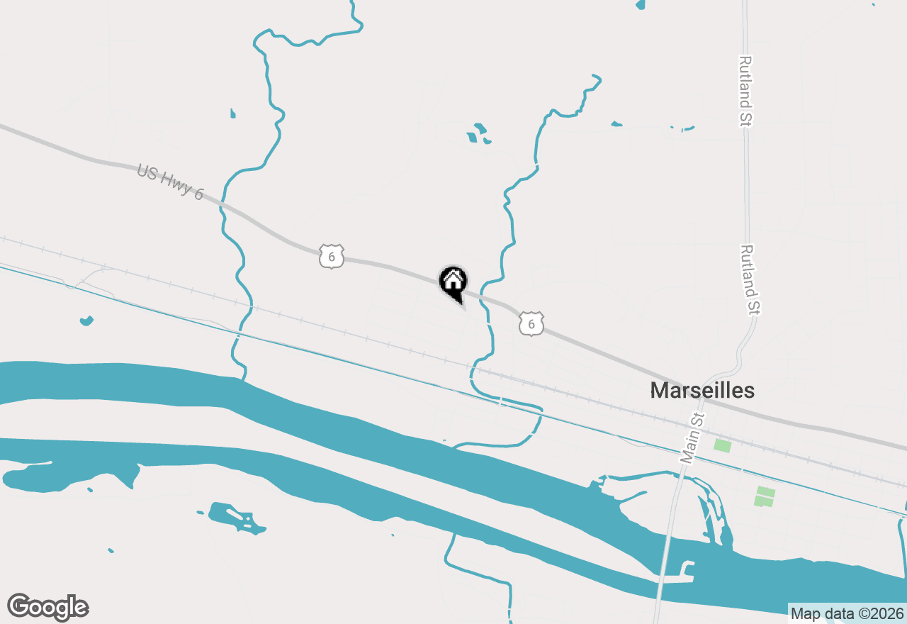 Map of 927 Clark Street, Marseilles, IL 61341
