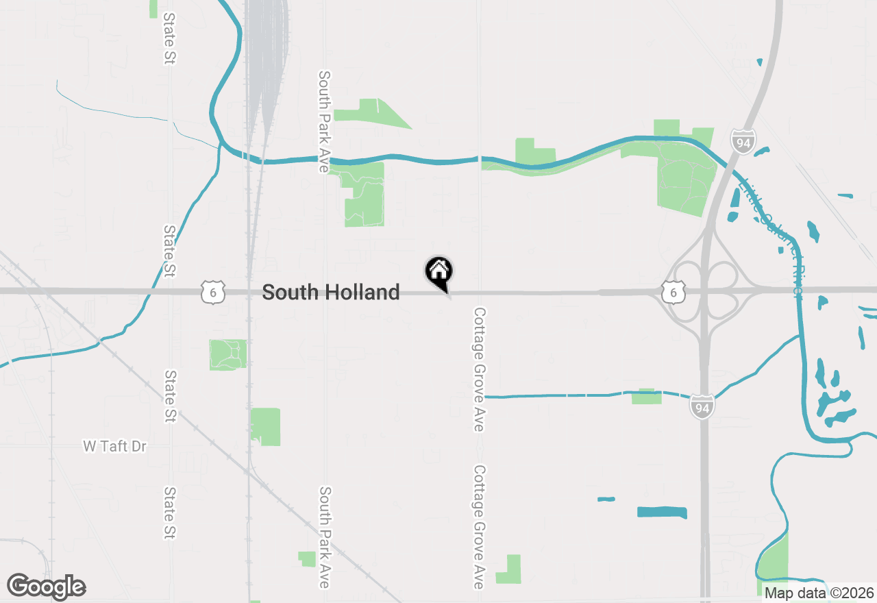 Map of 637 East 162nd Street #637, South Holland, IL 60473