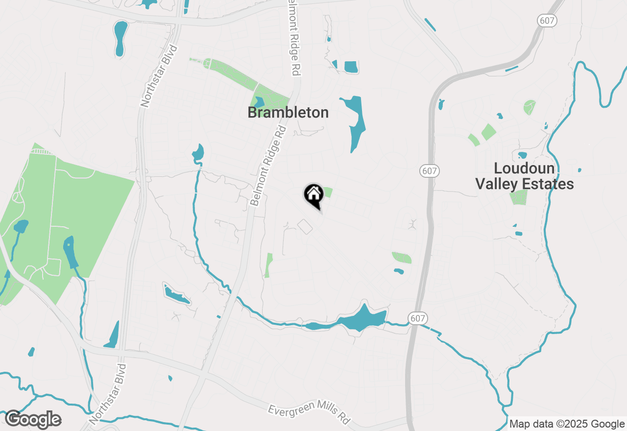 Map of 23251 Christopher Thomas Lane, Brambleton, VA 20148
