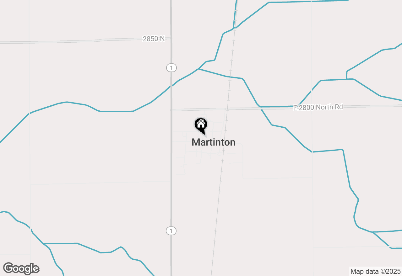 Map of 105 N 3rd Street, Martinton, IL 60951