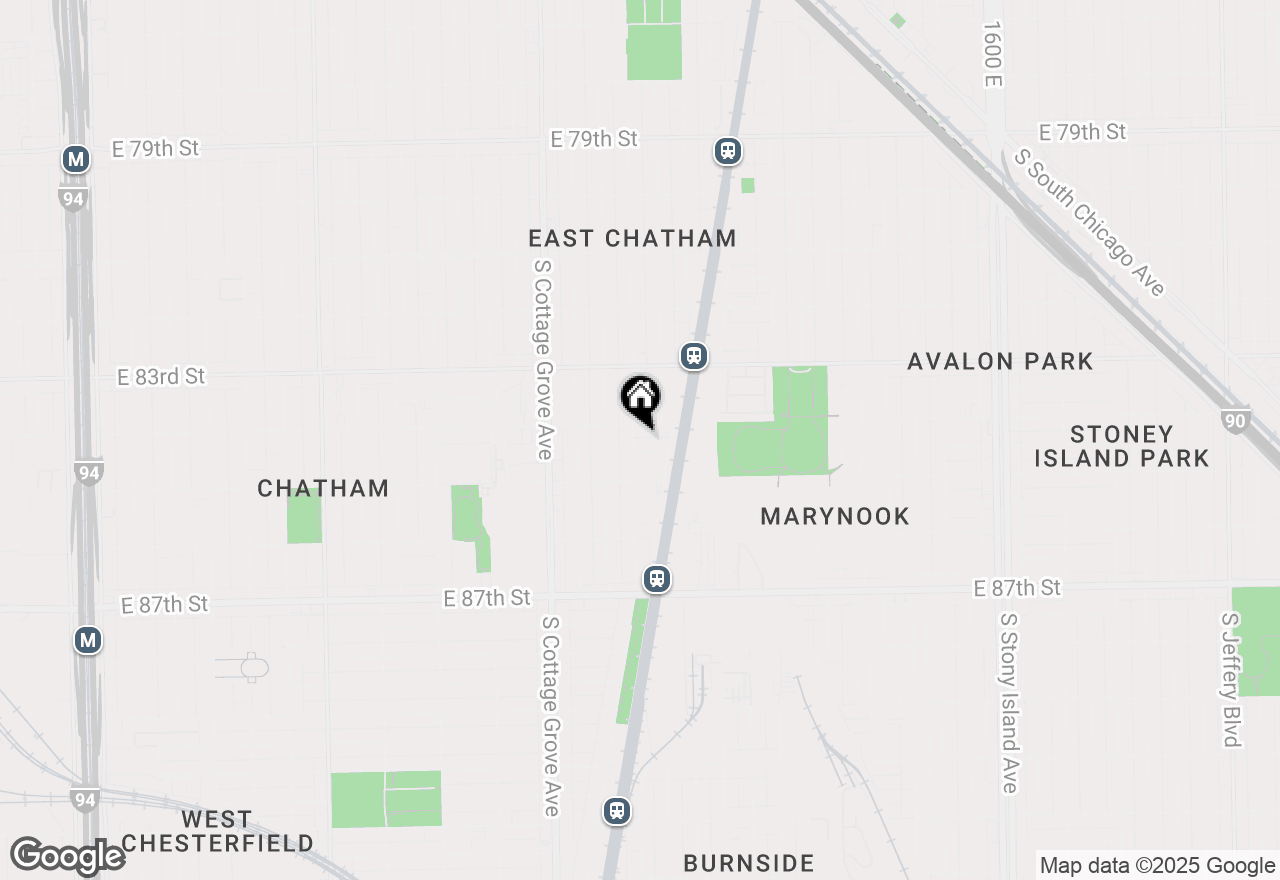 Map of 8415 S Ingleside Avenue #2, Chicago, IL 60619