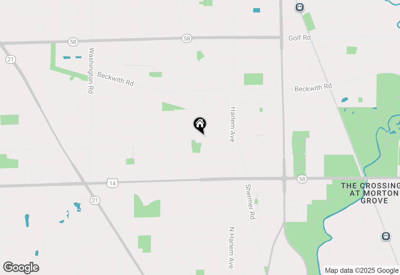 Map of 7343 Lake Street, Morton Grove, IL 60053