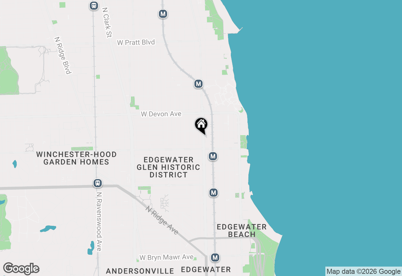 Map of 6234 N Broadway Street #3, Chicago, IL 60660