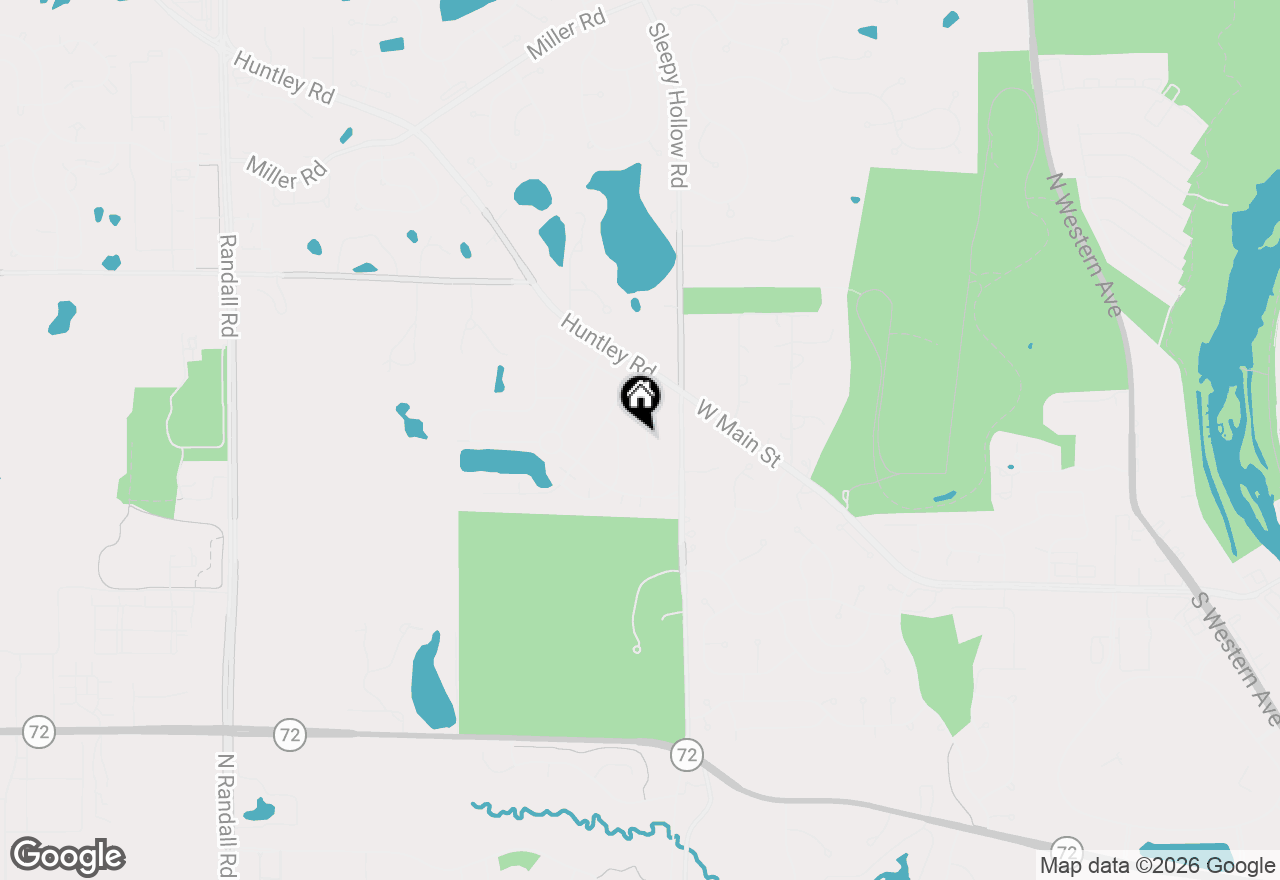 Map of 1358 Karen Drive, West Dundee, IL 60118