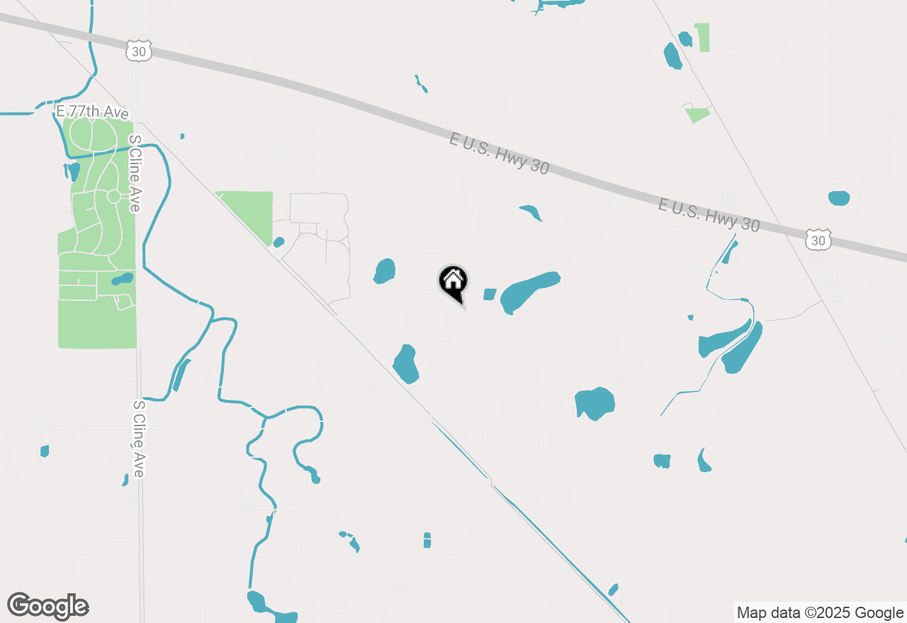Map of 2903 Morningside Drive, Crown Point, IN 46307
