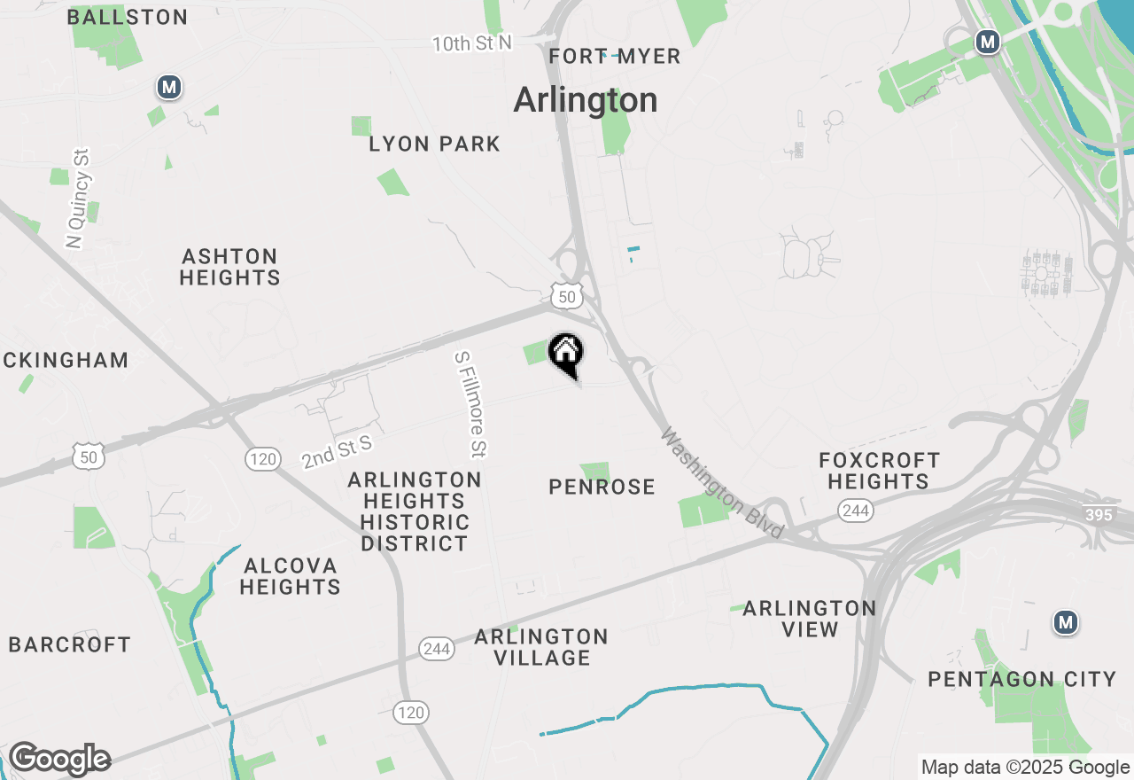 Map of 2312 2nd Street S, Arlington, VA 22204