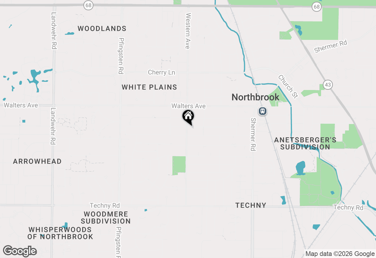 Map of 2347 Oak Avenue, Northbrook, IL 60062