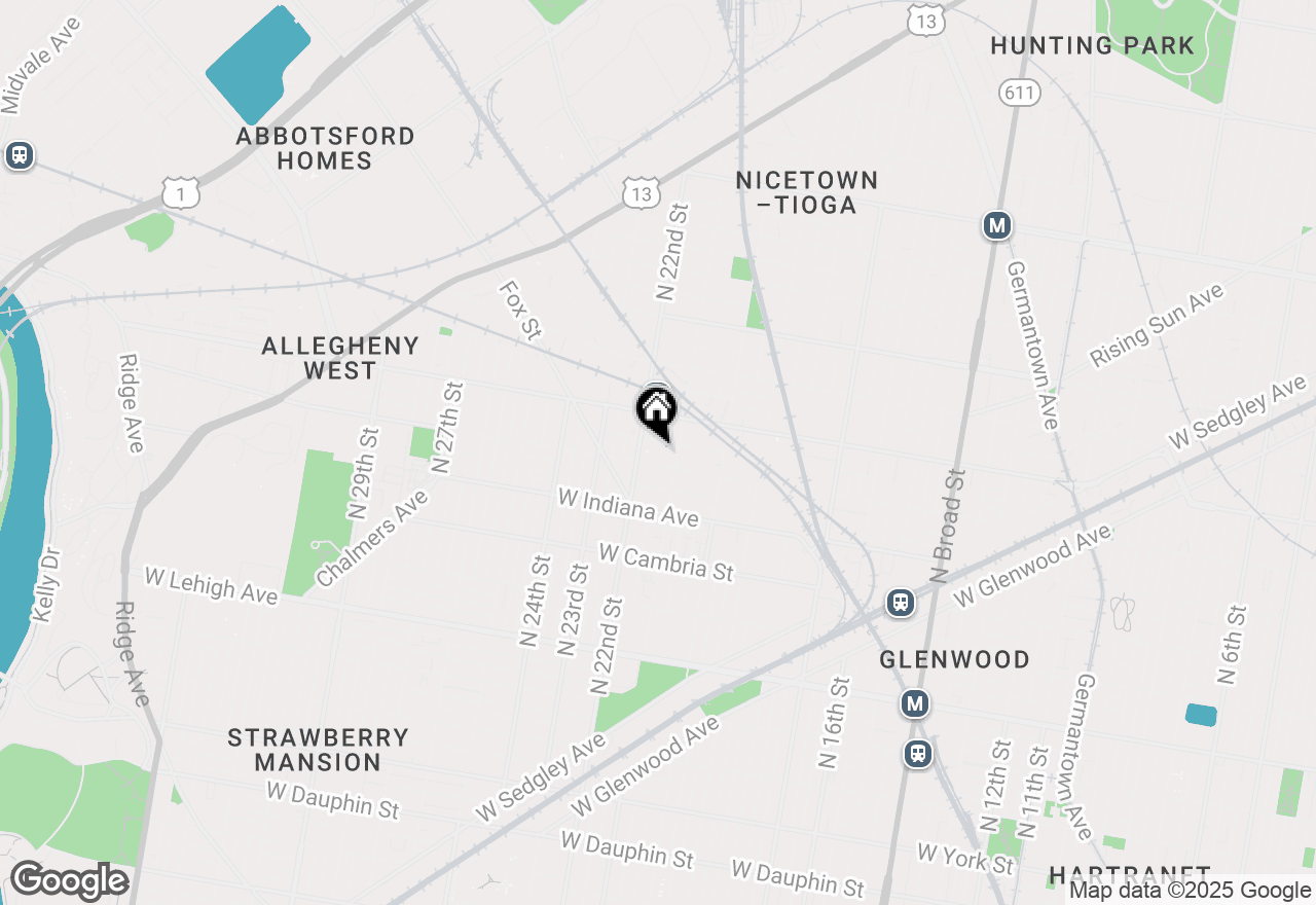 Map of 2101 W Clearfield Street, Philadelphia, PA 19132