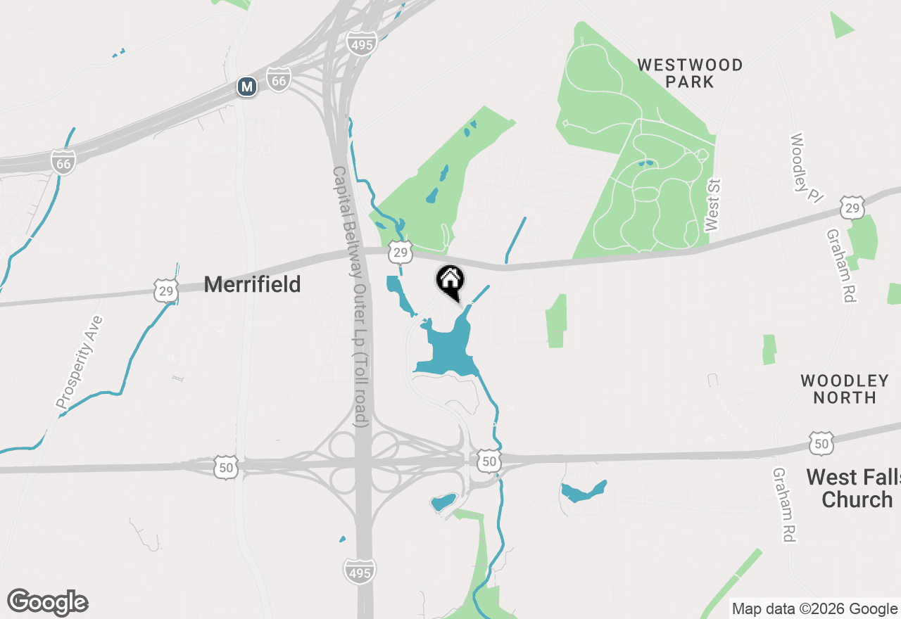 Map of 2846 Yarling Court #2846, Falls Church, VA 22042
