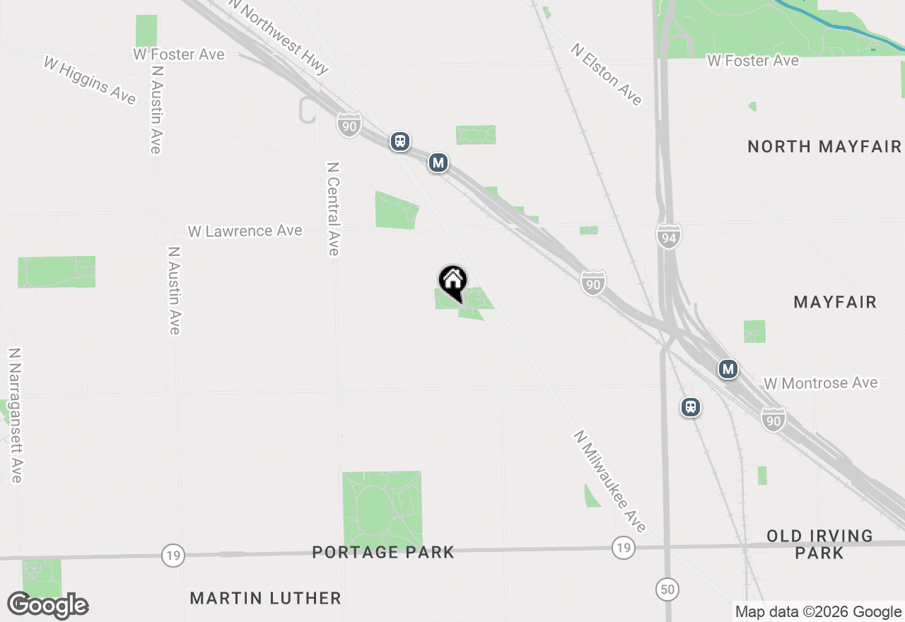 Map of 4552 N Lockwood Avenue, Chicago, IL 60630