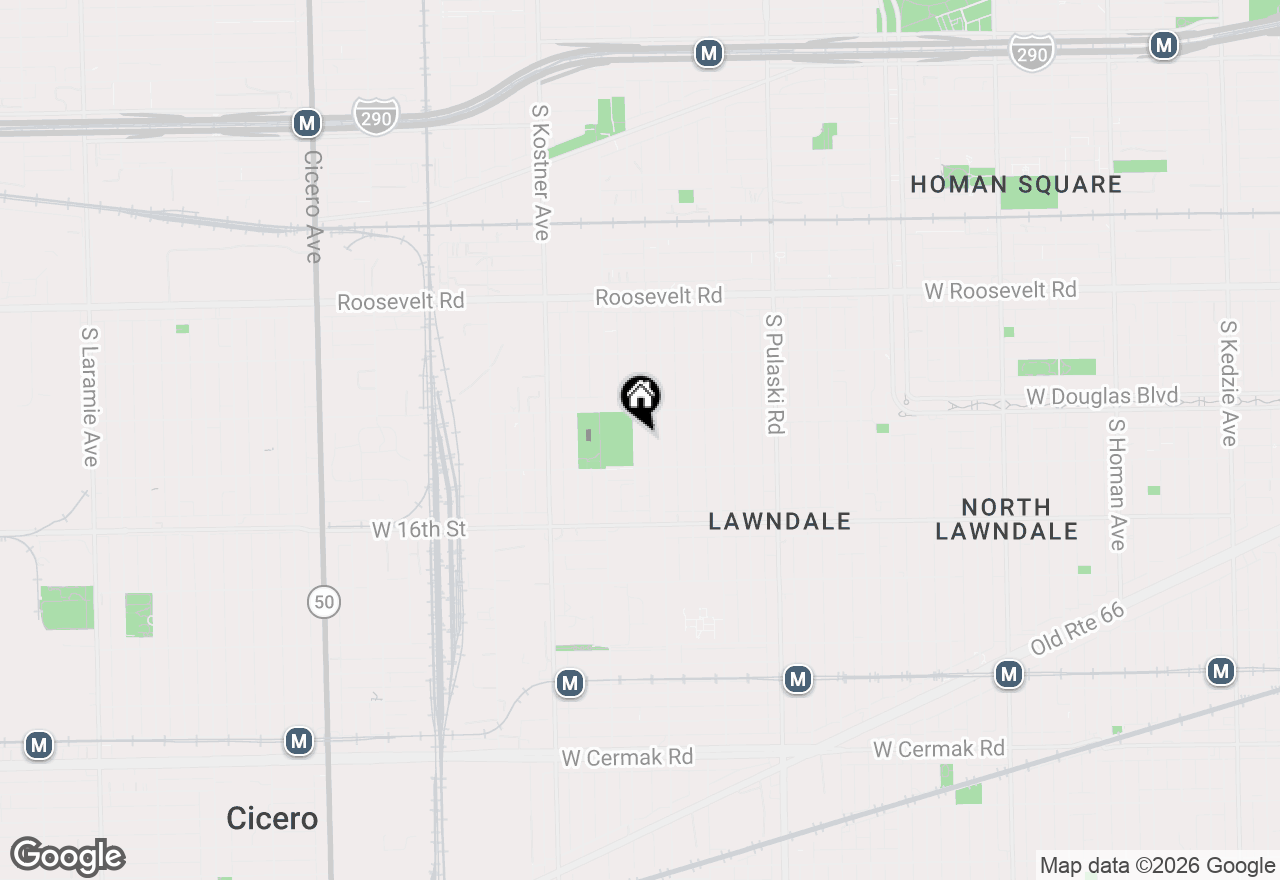 Map of 1431 S Tripp Avenue, Chicago, IL 60623