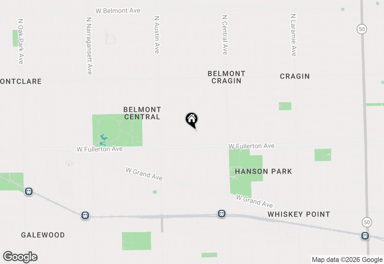 Map of 2452 N Menard Avenue, Chicago, IL 60639