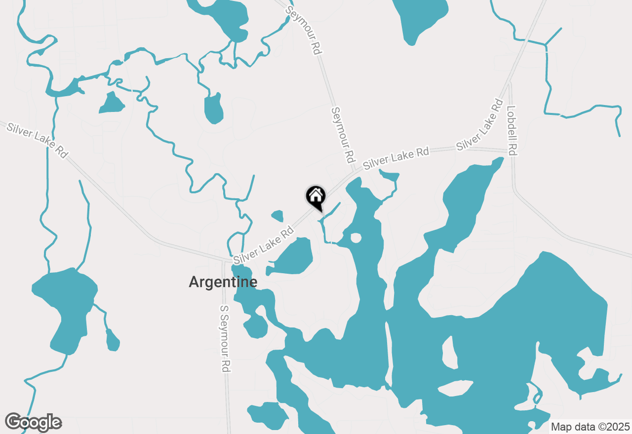 Map of 8389 Silver Lake Road, Linden, MI 48451