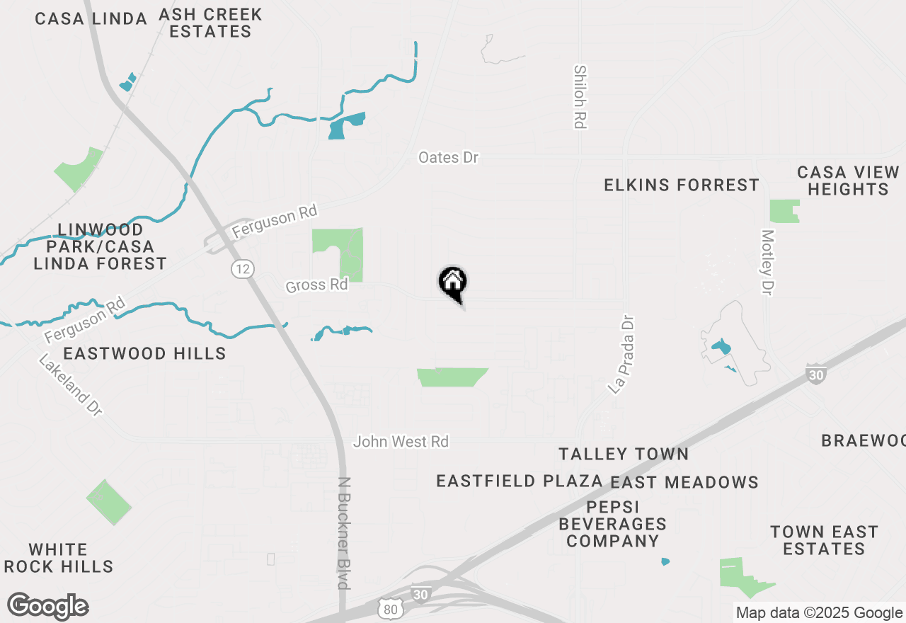 Map of 2325 Blyth Drive, Dallas, TX 75228