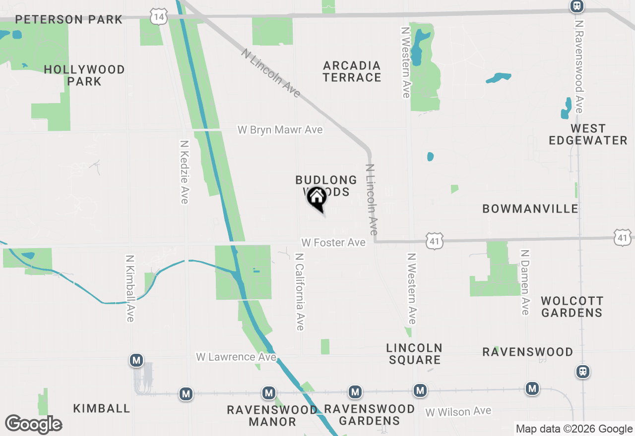Map of 2727 W Berwyn Avenue #1, Chicago, IL 60625