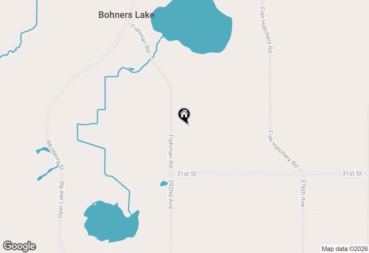 Map of 8660 Buena Dr, Burlington, WI 53105