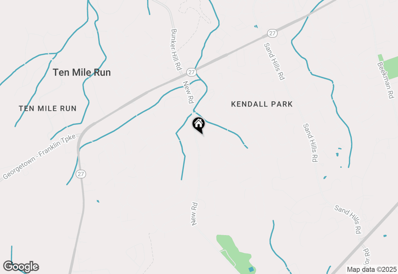 Map of 25 Dillon Road, Kendall Park, NJ 08824