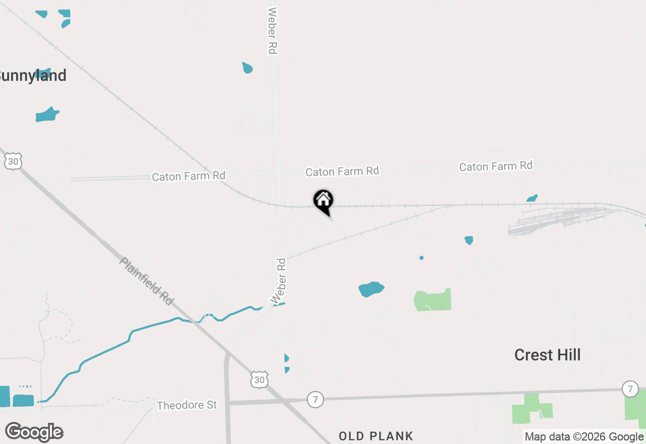 Map of 1424 Root Street, Crest Hill, IL 60403