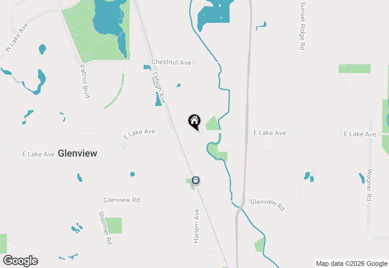 Map of 1349 Tinker, Glenview, IL 60025