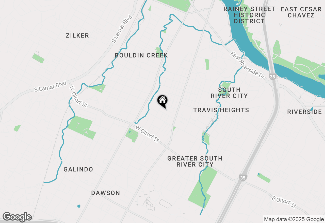 Map of 300 Crockett St #103, Austin, TX 78704