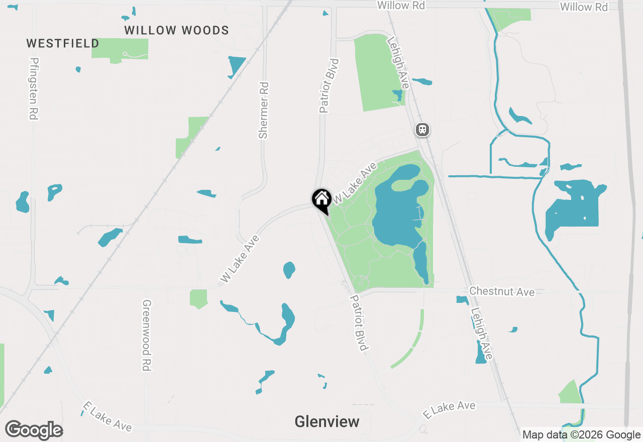Map of 1996 Patriot Boulevard, Glenview, IL 60026