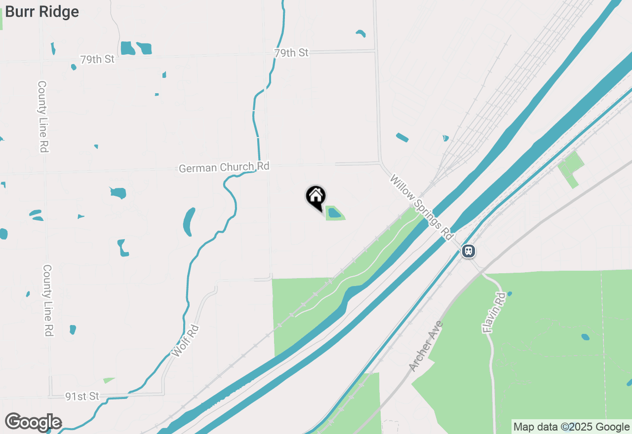 Map of 11018 85th Street, Willow Springs, IL 60480