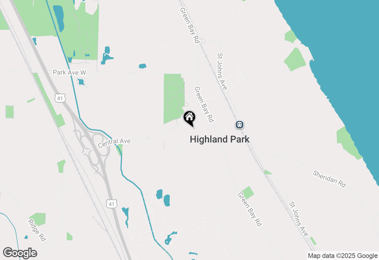 Map of 833 Laurel Avenue #104, Highland Park, IL 60035