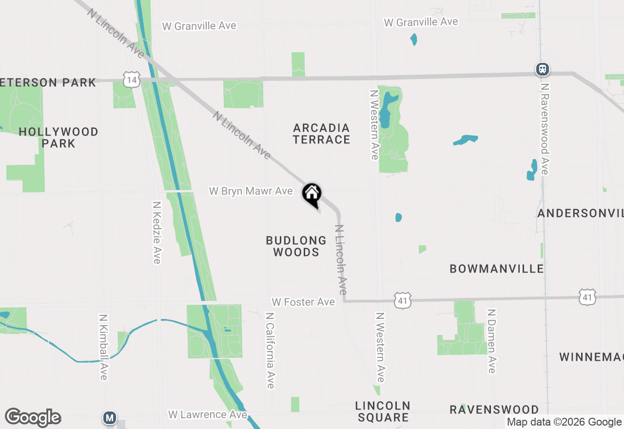 Map of 2622 W Catalpa Avenue #8, Chicago, IL 60625