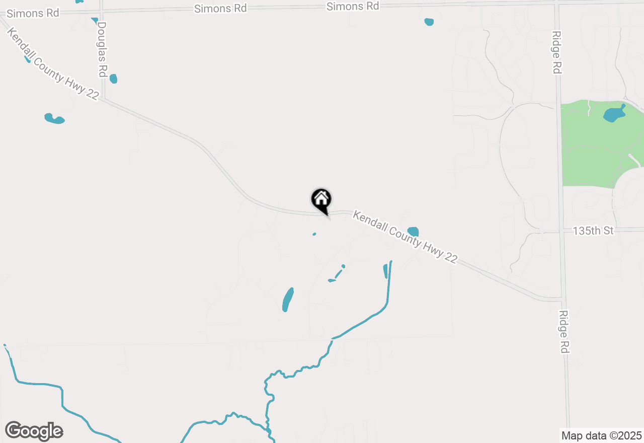 Map of 1542 Plainfield Road, Oswego, IL 60543