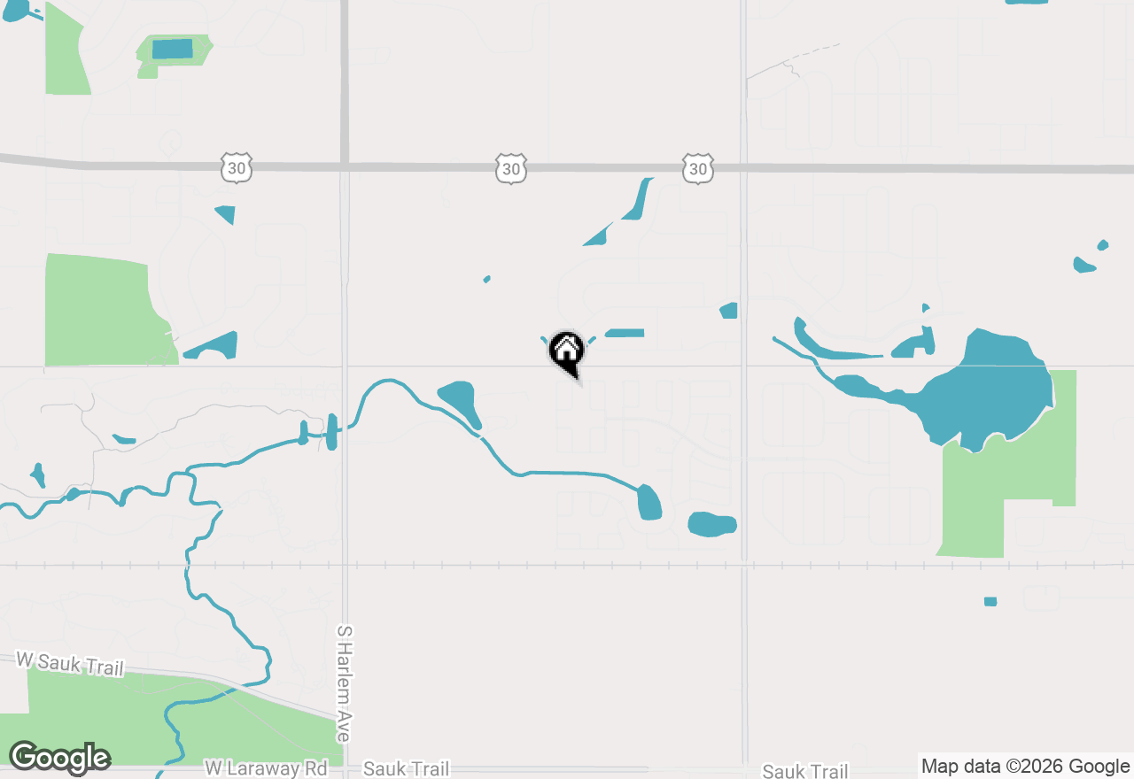 Map of 352 Wild Rock Terrace, Matteson, IL 60443
